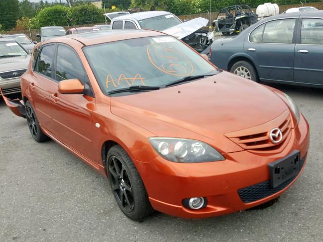 JM1BK143541139487 - 2004 MAZDA 3 HATCHBAC ORANGE photo 1