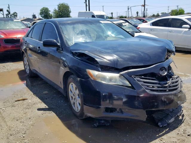 4T1BB46K59U081694 - 2009 TOYOTA CAMRY HYBR BLACK photo 1