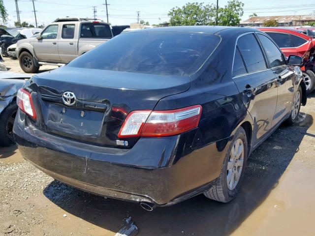 4T1BB46K59U081694 - 2009 TOYOTA CAMRY HYBR BLACK photo 4