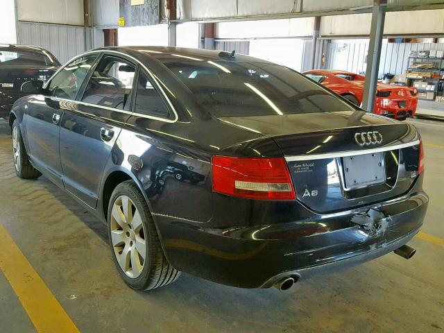 WAUDH74FX6N084368 - 2006 AUDI A6 3.2 QUA BLACK photo 3