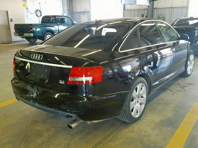 WAUDH74FX6N084368 - 2006 AUDI A6 3.2 QUA BLACK photo 4