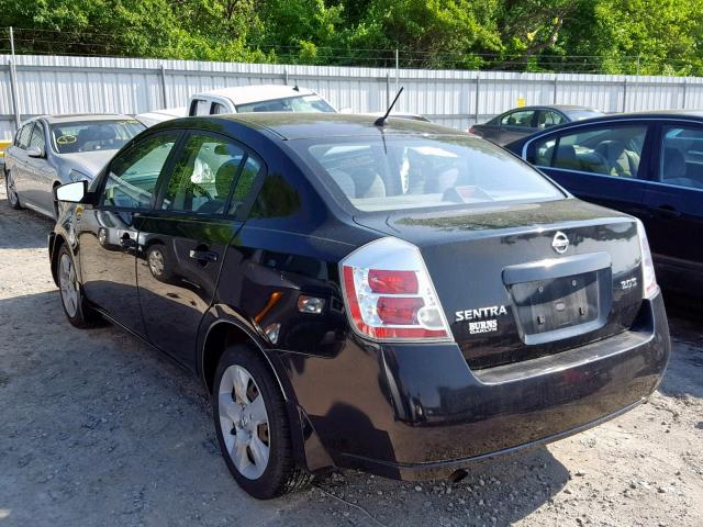 3N1AB61E97L664986 - 2007 NISSAN SENTRA 2.0 BLACK photo 3