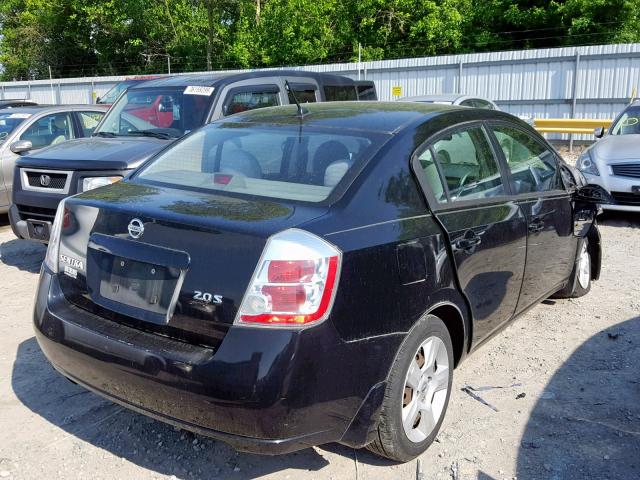 3N1AB61E97L664986 - 2007 NISSAN SENTRA 2.0 BLACK photo 4