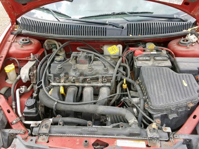 1B3ES46C35D272522 - 2005 DODGE NEON SX 2. MAROON photo 7