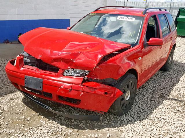 WVWRK61J83W455028 - 2003 VOLKSWAGEN JETTA GL RED photo 2