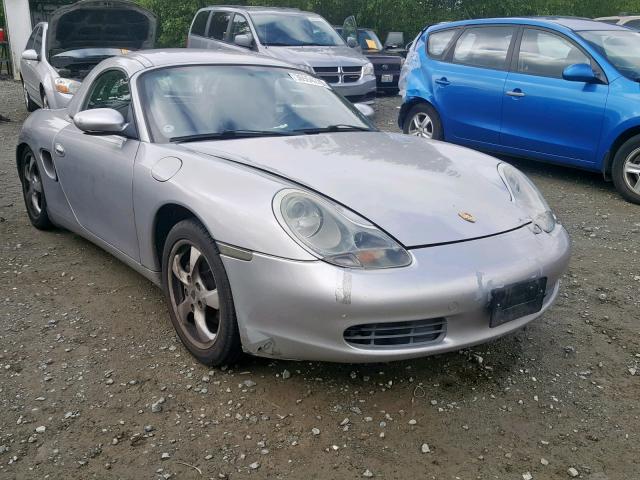 WP0CA29832U625907 - 2002 PORSCHE BOXSTER SILVER photo 1