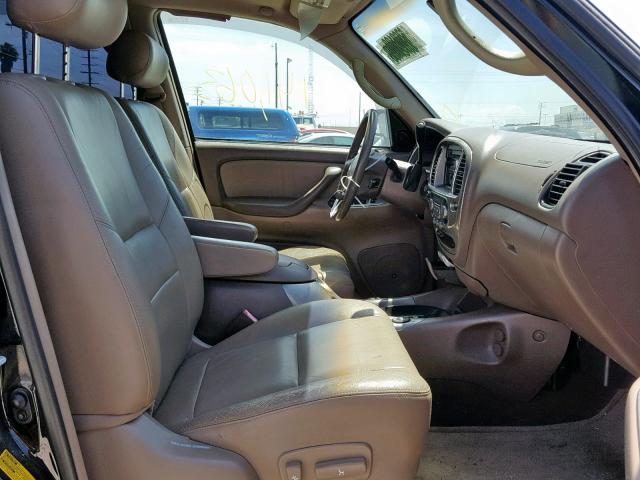 5TDZT38A91S025877 - 2001 TOYOTA SEQUOIA LI BLACK photo 5