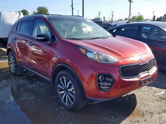 KNDPNCACXH7145320 - 2017 KIA SPORTAGE E RED photo 1