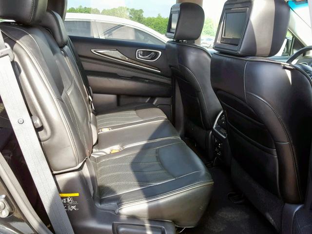 5N1AL0MM4DC303257 - 2013 INFINITI JX35 BLACK photo 6