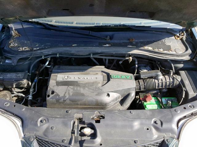 2HNYD18651H503603 - 2001 ACURA MDX TOURIN GREEN photo 7