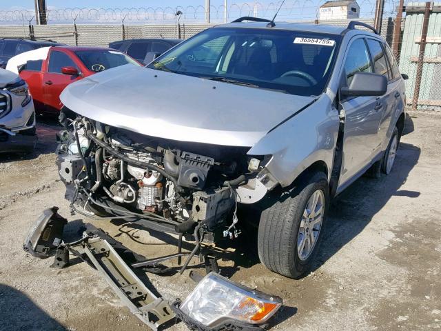 2FMDK3GC4ABB16245 - 2010 FORD EDGE SE SILVER photo 2