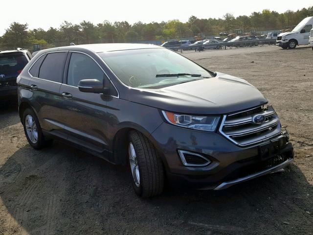 2FMTK4J83FBB94304 - 2015 FORD EDGE SEL BLACK photo 1