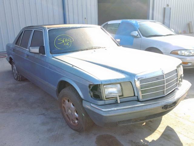 WDBCA35076A222562 - 1986 MERCEDES-BENZ 420 SEL BLUE photo 1