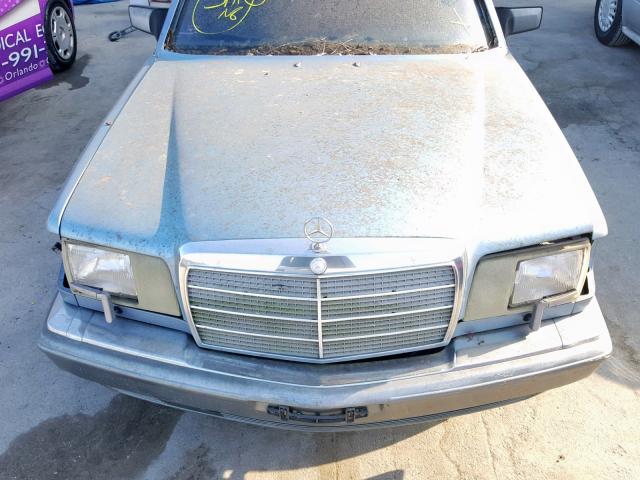 WDBCA35076A222562 - 1986 MERCEDES-BENZ 420 SEL BLUE photo 7