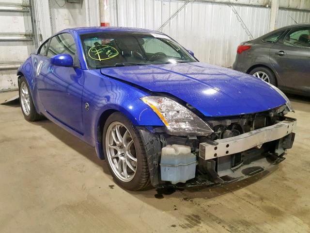 JN1AZ34E34T063361 - 2004 NISSAN 350Z COUPE BLUE photo 1