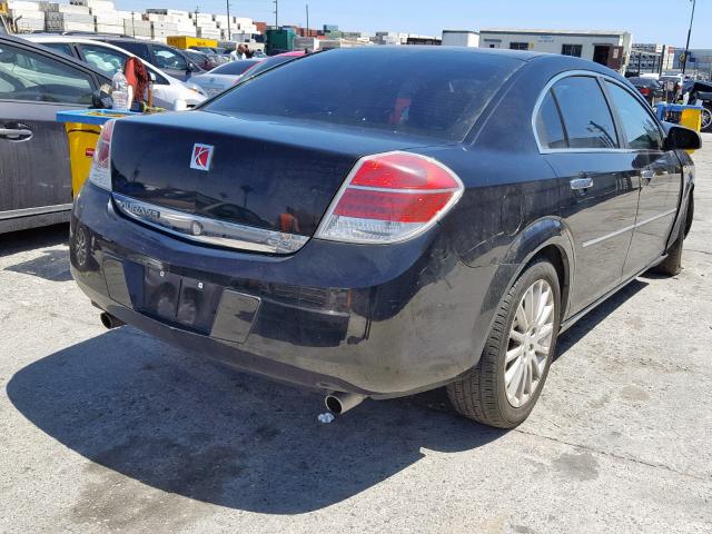 1G8ZV57727F209492 - 2007 SATURN AURA XR BLACK photo 4