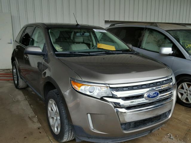 2FMDK3JC0DBA65081 - 2013 FORD EDGE SEL BROWN photo 1