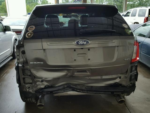 2FMDK3JC0DBA65081 - 2013 FORD EDGE SEL BROWN photo 9