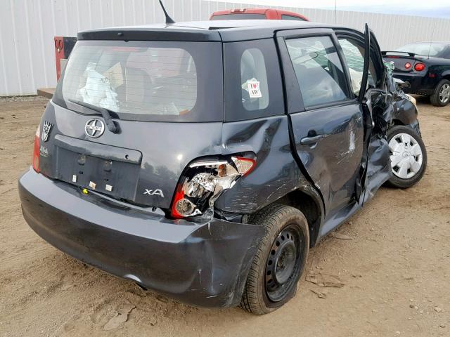 JTKKT624065018232 - 2006 TOYOTA SCION XA GRAY photo 4