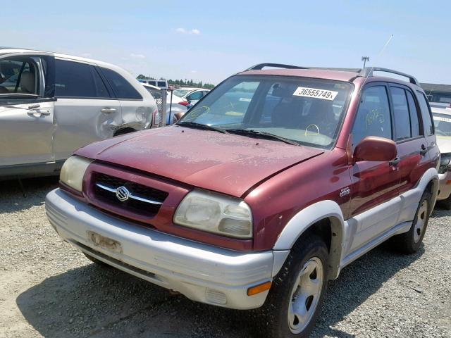 JS3TD62V1X4104370 - 1999 SUZUKI GRAND VITA RED photo 2