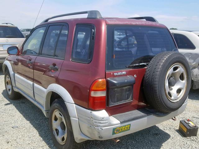 JS3TD62V1X4104370 - 1999 SUZUKI GRAND VITA RED photo 3