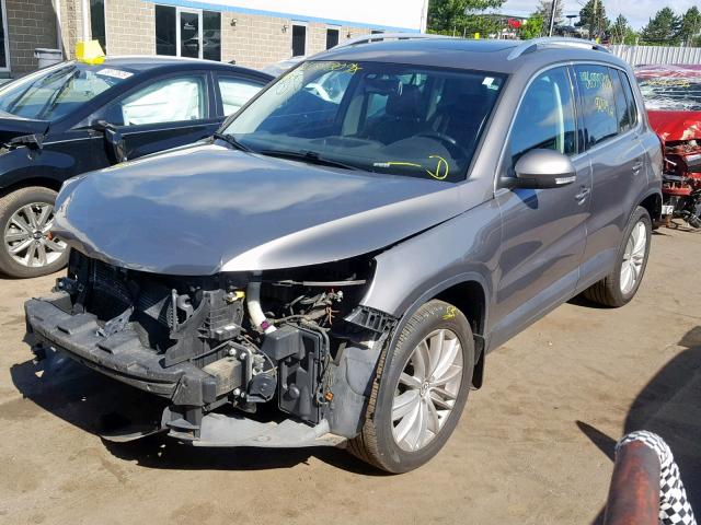 WVGBV75N99W531100 - 2009 VOLKSWAGEN TIGUAN SE GRAY photo 2