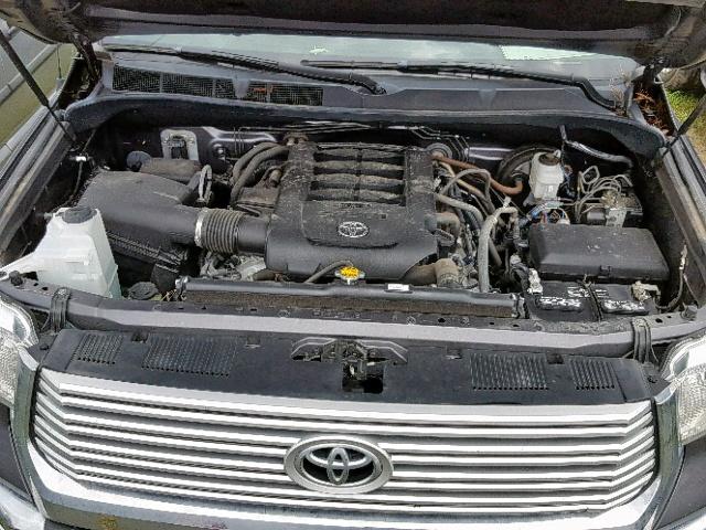 5TFHW5F12HX657593 - 2017 TOYOTA TUNDRA CRE SILVER photo 7