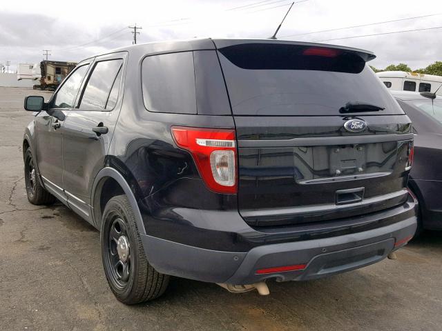 1FM5K8AR7FGB68550 - 2015 FORD EXPLORER P BLACK photo 3