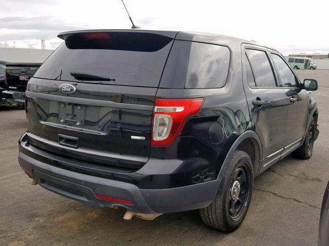 1FM5K8AR7FGB68550 - 2015 FORD EXPLORER P BLACK photo 4