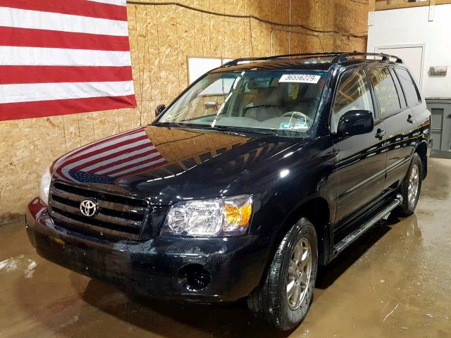 JTEEP21A840015223 - 2004 TOYOTA HIGHLANDER BLUE photo 2