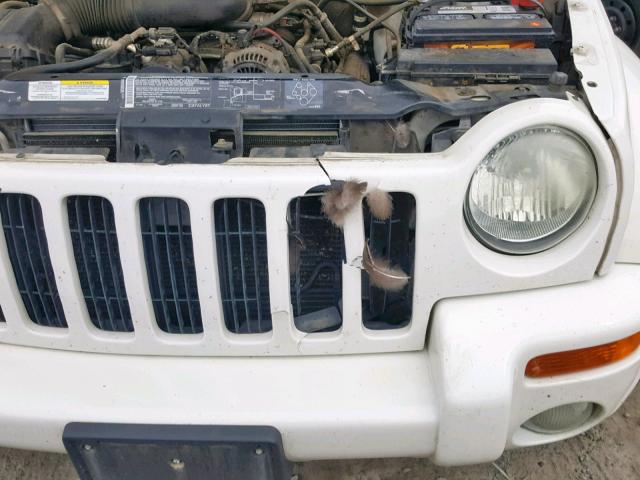 1J4GK58K14W189265 - 2004 JEEP LIBERTY LI WHITE photo 9