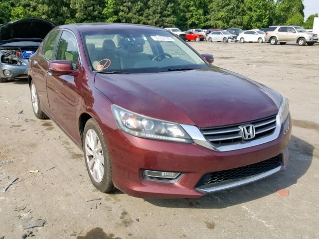 1HGCR2F86DA056781 - 2013 HONDA ACCORD EXL MAROON photo 1