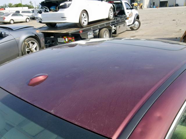 1HGCR2F86DA056781 - 2013 HONDA ACCORD EXL MAROON photo 9