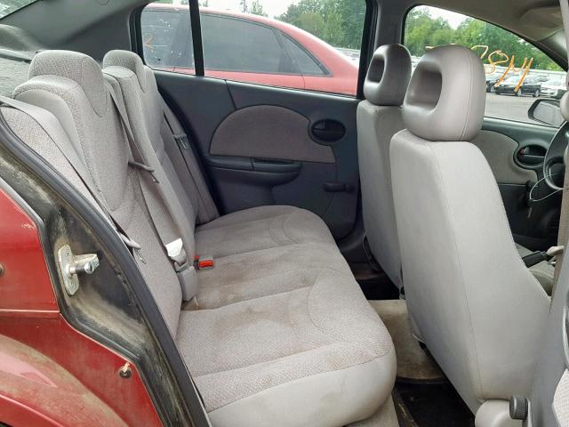 1G8AF52F84Z146188 - 2004 SATURN ION LEVEL RED photo 6