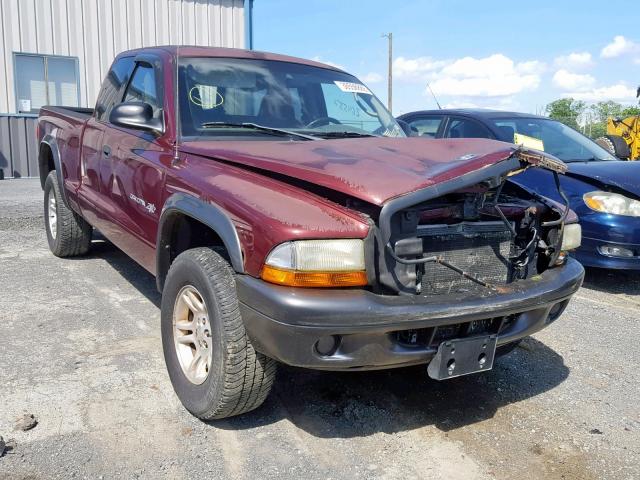 1B7GG12X72S602847 - 2002 DODGE DAKOTA BAS RED photo 1