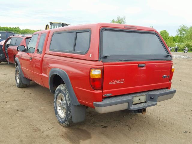 1FTZR15VXYPA67859 - 2000 FORD RANGER SUP RED photo 3