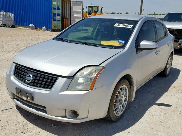 3N1AB61E98L747643 - 2008 NISSAN SENTRA 2.0 SILVER photo 2