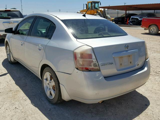 3N1AB61E98L747643 - 2008 NISSAN SENTRA 2.0 SILVER photo 3