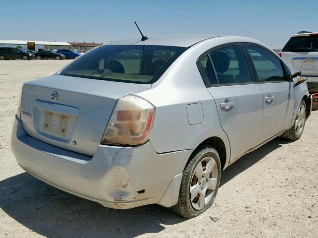 3N1AB61E98L747643 - 2008 NISSAN SENTRA 2.0 SILVER photo 4