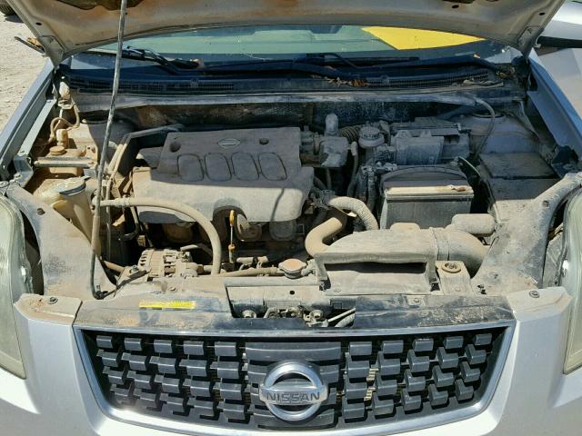 3N1AB61E98L747643 - 2008 NISSAN SENTRA 2.0 SILVER photo 7