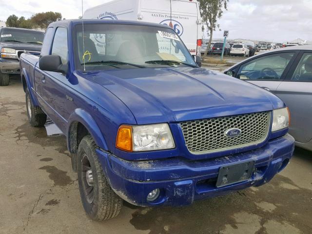 1FTYR44V23PA49119 - 2003 FORD RANGER SUP BLUE photo 1