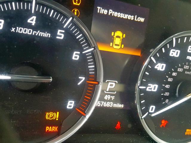 19UUB3F56GA000395 - 2016 ACURA TLX TECH BURGUNDY photo 8