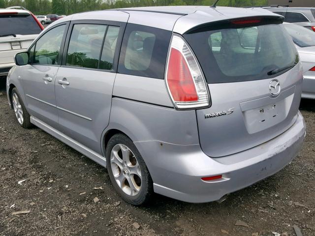 JM1CR29L690331707 - 2009 MAZDA 5 SILVER photo 3