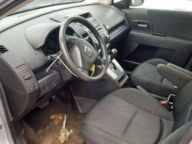 JM1CR29L690331707 - 2009 MAZDA 5 SILVER photo 9