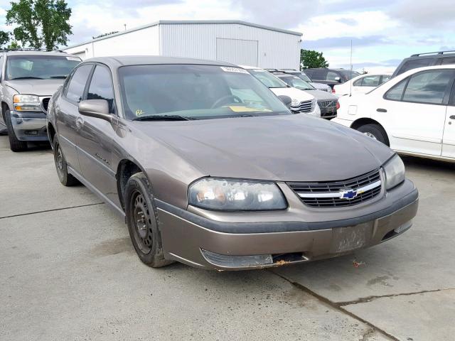 2G1WH55K729387142 - 2002 CHEVROLET IMPALA LS BROWN photo 1