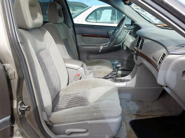 2G1WH55K729387142 - 2002 CHEVROLET IMPALA LS BROWN photo 5