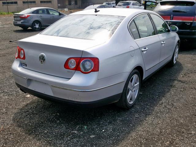 WVWAK73C78P130552 - 2008 VOLKSWAGEN PASSAT KOM SILVER photo 4