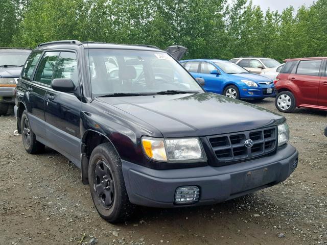 JF1SF6352WG769896 - 1998 SUBARU FORESTER L BLACK photo 1