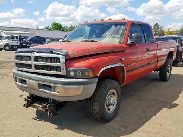 3B7KF23Z9XG186804 - 1999 DODGE RAM 2500 RED photo 2