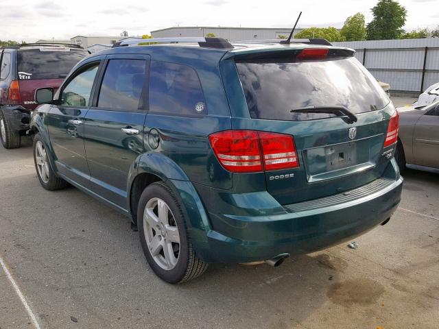 3D4GG67V09T573501 - 2009 DODGE JOURNEY R/ GREEN photo 3